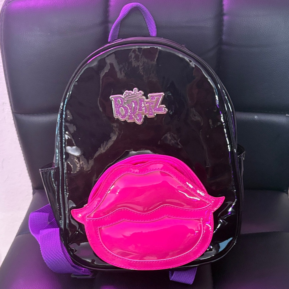 BYAZZ Black and Pink Women's Backpack